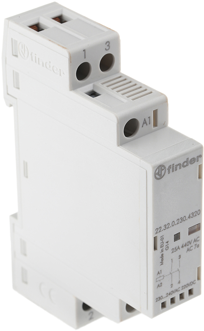 Finder 2NO 25A 220-240V AC/DC (223202304320)