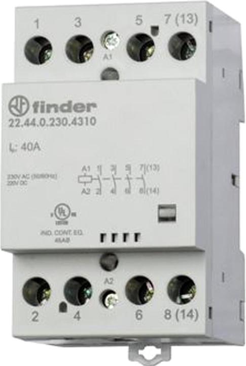Finder 4NC 40A 220-240V AC/DC (224402304410)
