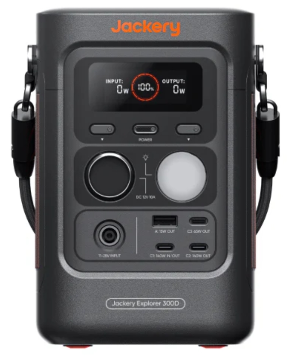Jackery Explorer 300D (21-0001-000356), 300Вт / 288Вт*год