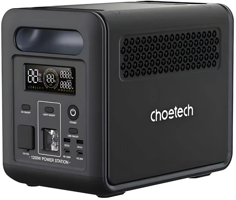 Choetech BS068 (BS068-EU-GY) 1200Вт / 1024Вт*год