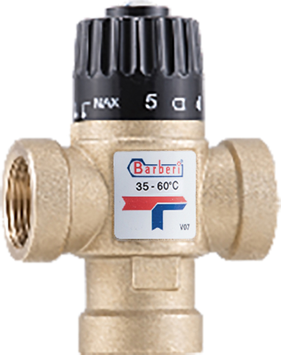 Barberi 35-60°С DN20, Rp 3/4" M, Kvs 1.6 (V070200AB)