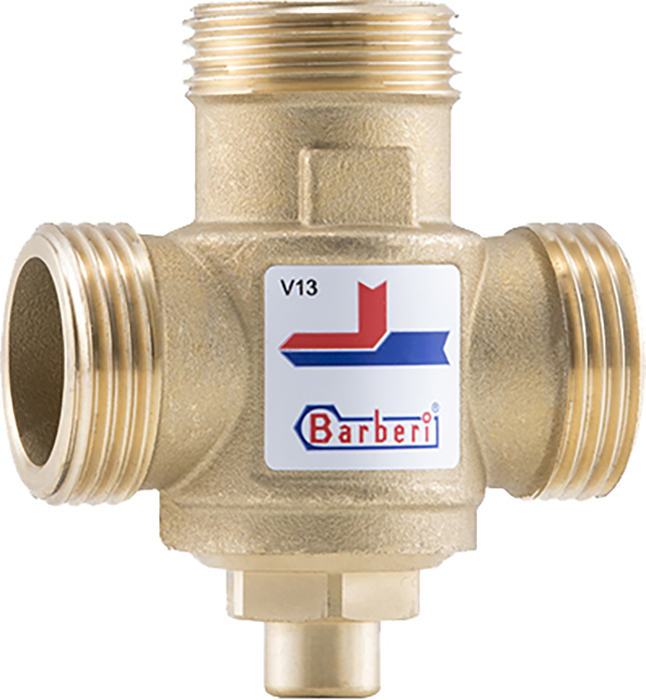 Barberi 60°С DN25, G 1" M, Kvs 3.2 (V13M2500C)