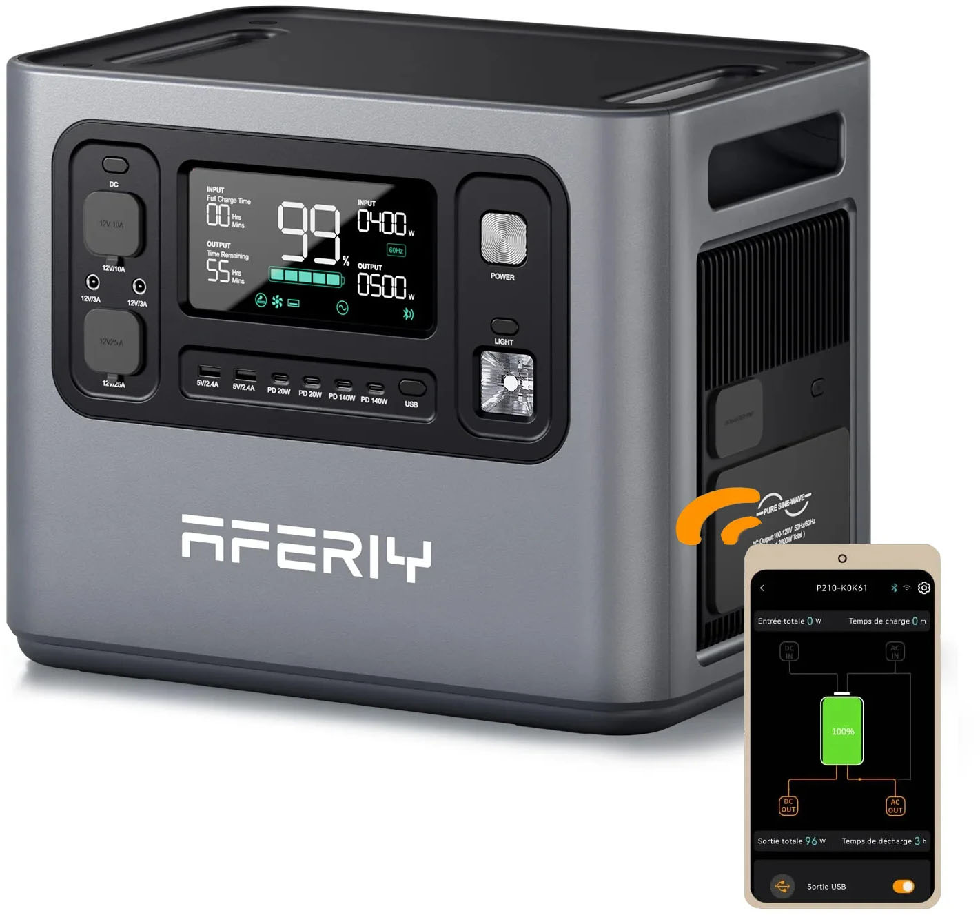 Aferiy AF-P280, 2800Вт / 2048Вт*год