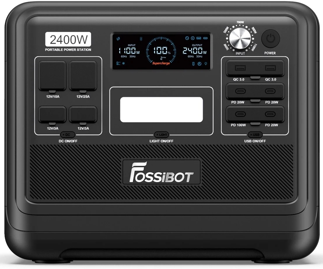 Fossibot F2400, 2400Вт / 2048Вт*год