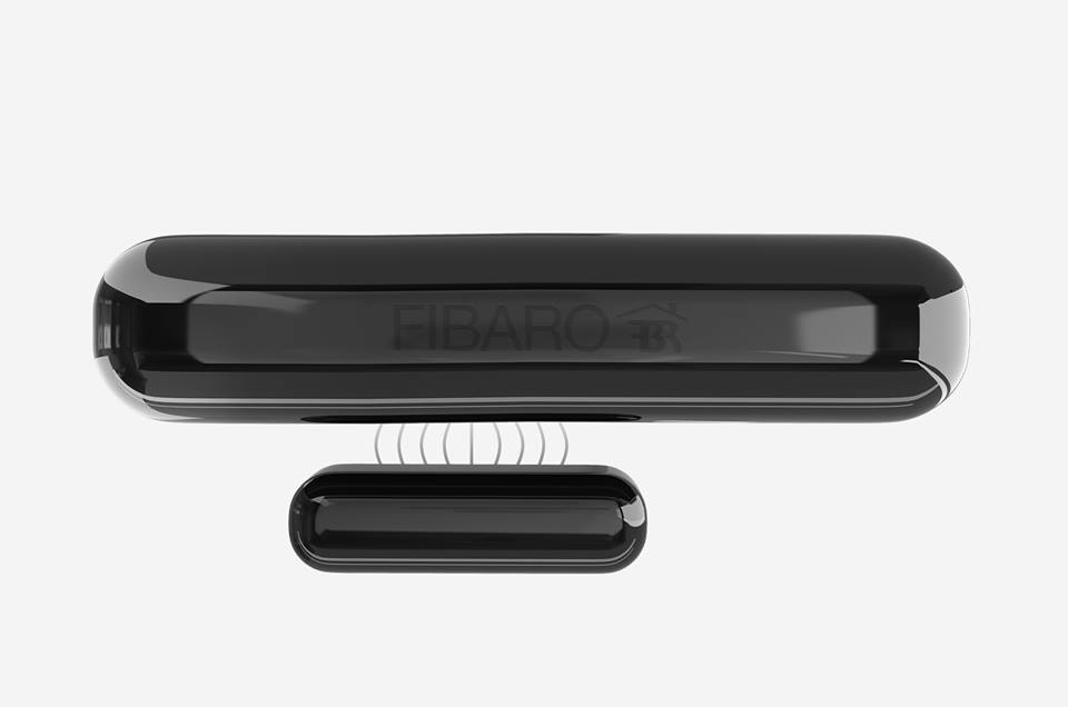 Fibaro Door/Window Sensor Черный С простой установкой