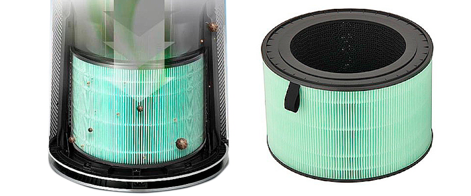 Система фильтрации LG PuriCare AS60GDPV0 осуществляет качественную очистку воздуха