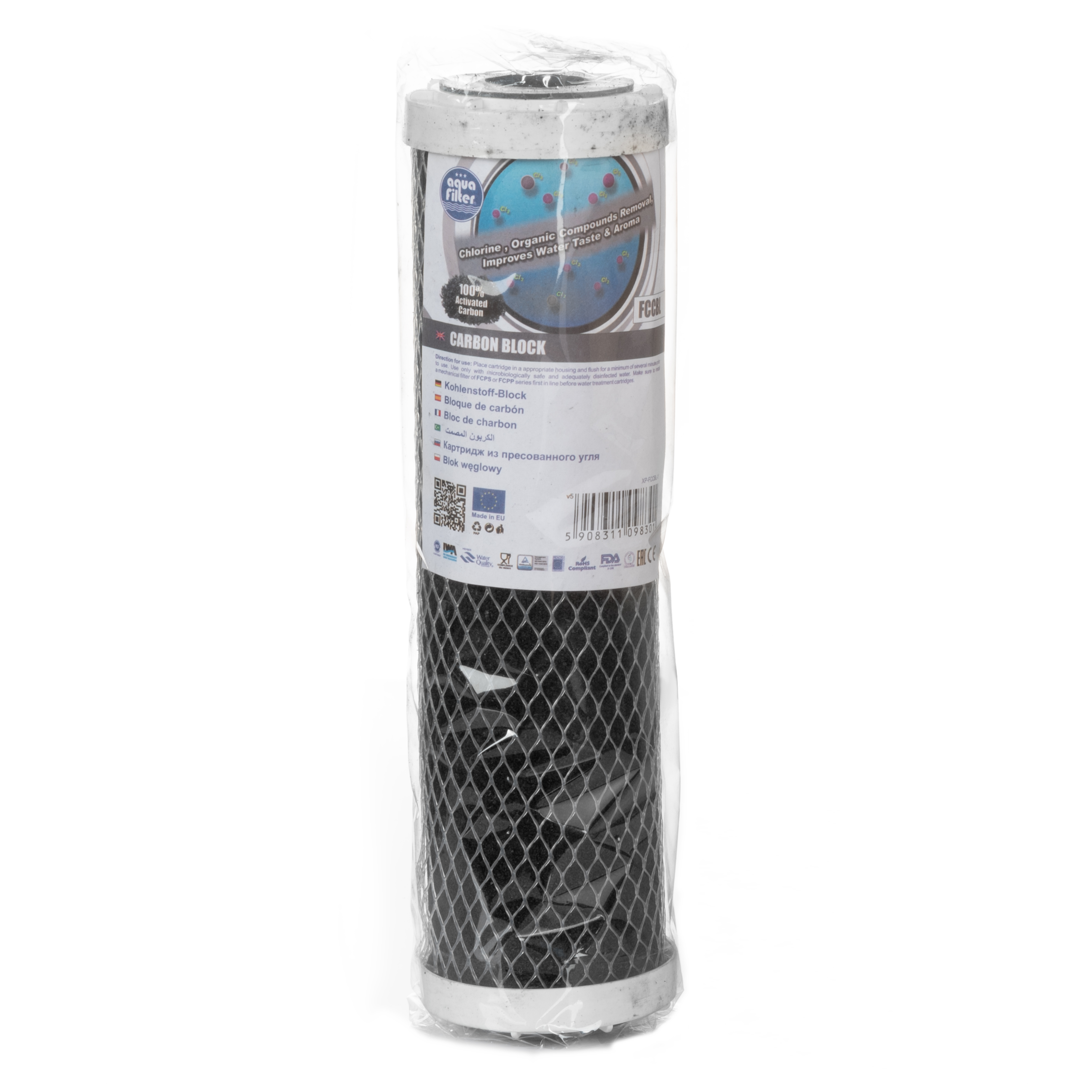 Картридж для фільтра Aquafilter FCCBL 10х2,5 (вугілля)  в інтернет-магазині, головне фото
