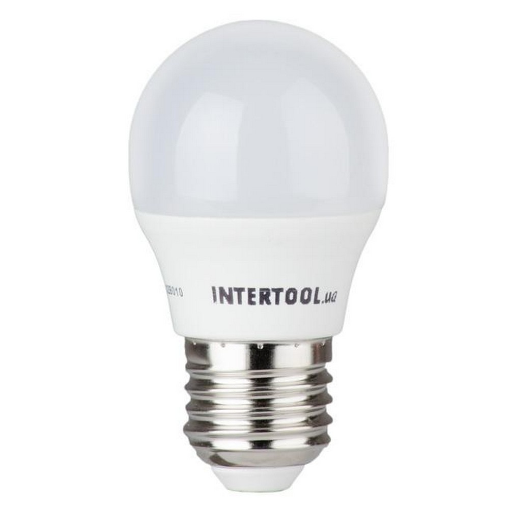 Ціна світлодіодна лампа форма куля Intertool LL-0112 LED 5Вт, E27, 220В, в Києві