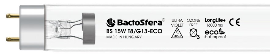 Бактерицидний опромінювач для поліклінік BactoSfera BS 15W T8/G13-ECO