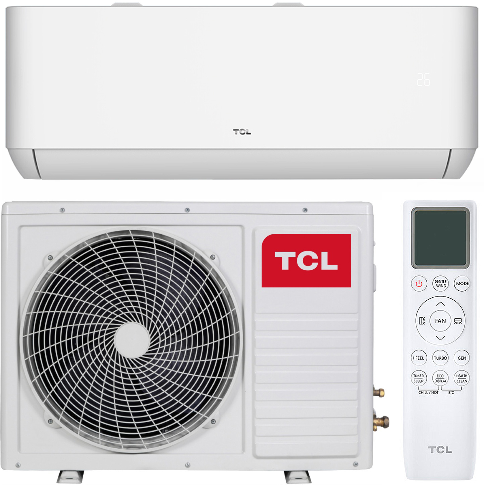 Купити кондиціонер tcl спліт-система TCL Ocarina TAC-12CHSD/TPG11I Inverter R32 WI-FI в Києві