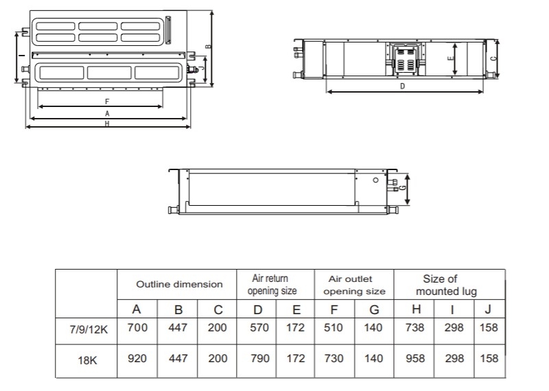 Внутрішній блок мультиспліт-системи TCL FMA-12D5RD/DVI ціна 0.00 грн - фотографія 2
