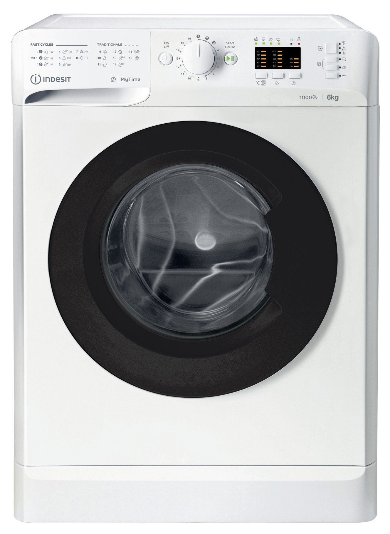 Пральна машина A класу прання Indesit OMTWSA61053WKEU
