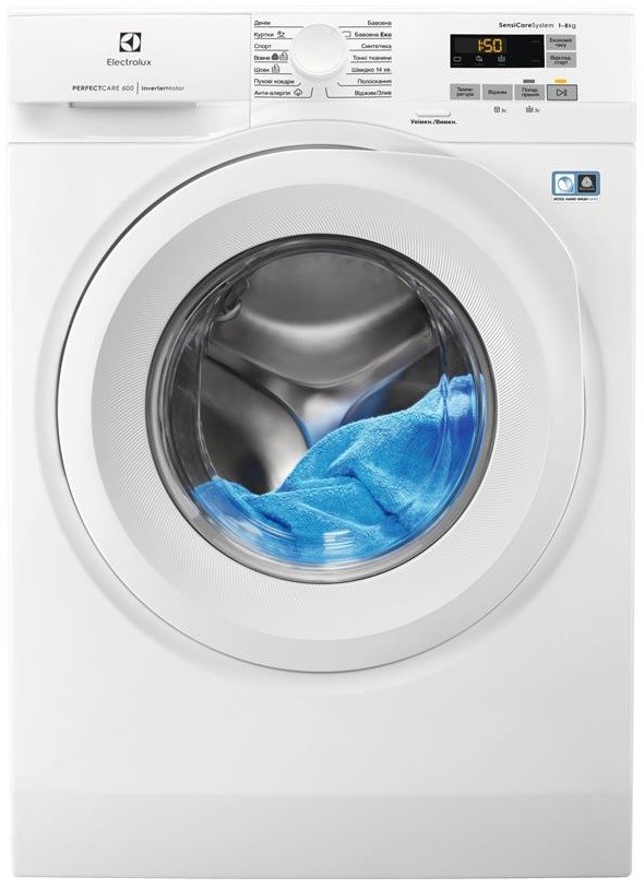 Побутова пральна машина Electrolux EW6FN528WU