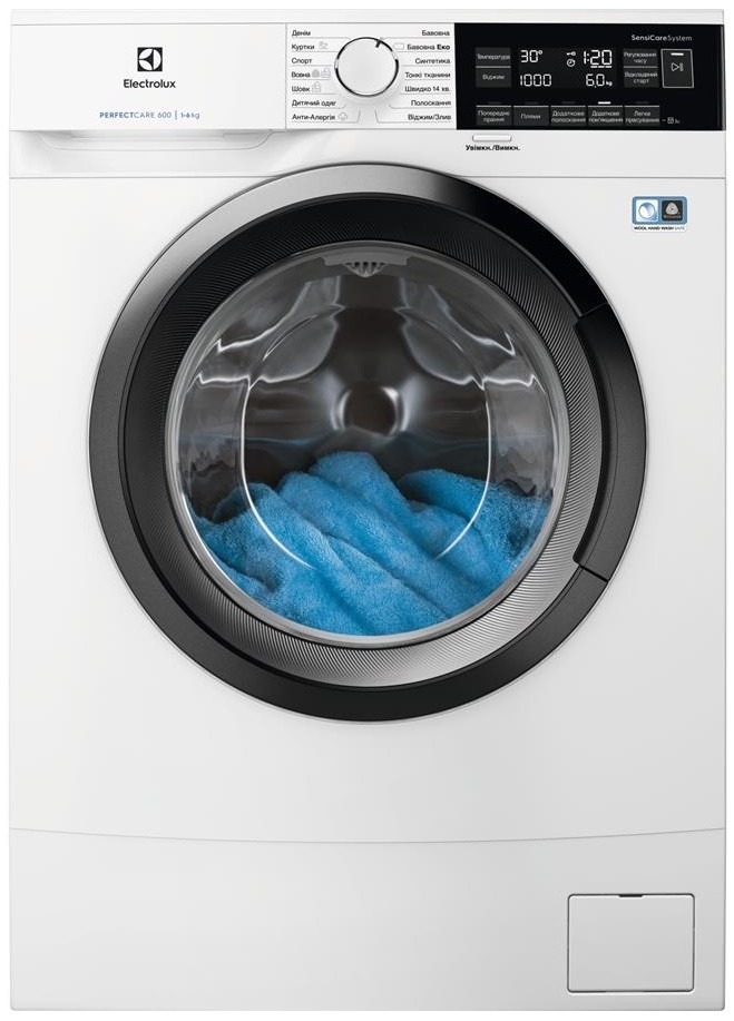 Пральна машина A класу прання Electrolux EW6S306SU
