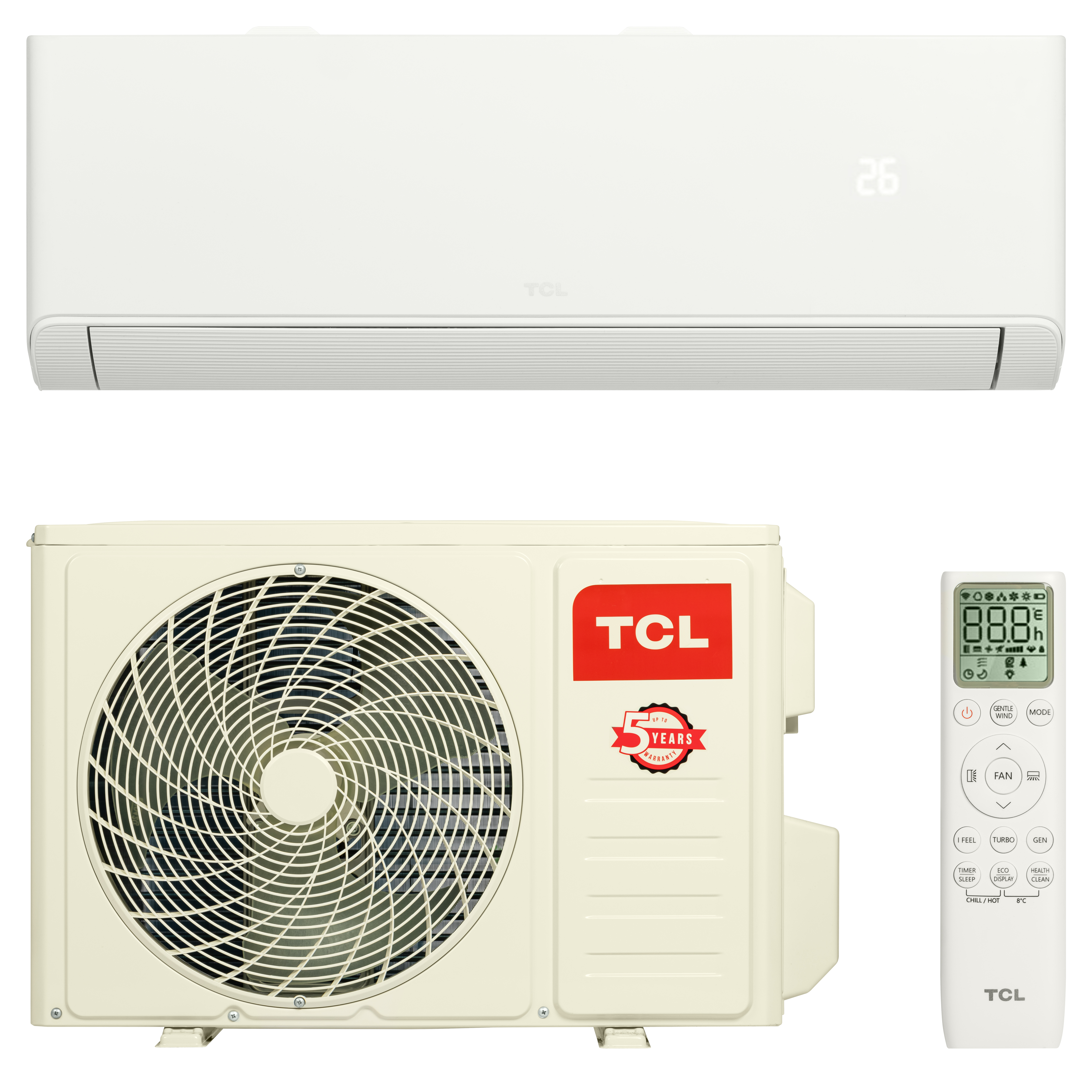TCL Ocarina BreezeIN TAC-24CHSD/TPH11IHB Heat Pump Inverter R32 WI-FI