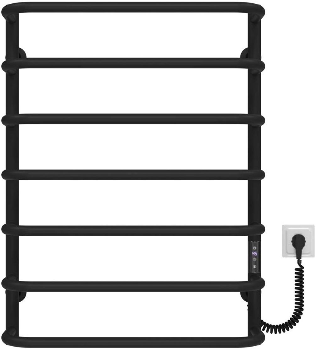 Рушникосушка Deffi Стандарт ЧФ П7 500x700 Е, Чорний, JD03, Праве підключення (D.SS.70.50.7.E.B.R.1)