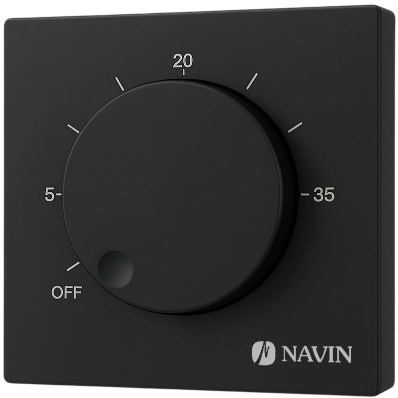 Терморегулятор Navin EH84BM-16A, чорний (24-660171-0240)