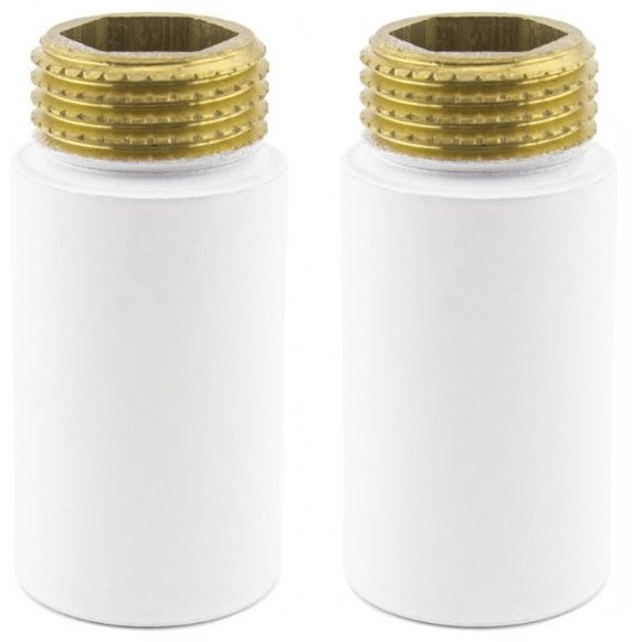 Комплект подовжувачів Navin M22"x1/2" 40 mm білий, 2 шт. (25-172408-2540)