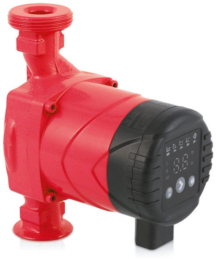 Циркуляційний насос Wetron 10-45Вт Hmax 6м Qmax 52л/хв 1½" 180мм + гайки 1" (774353)