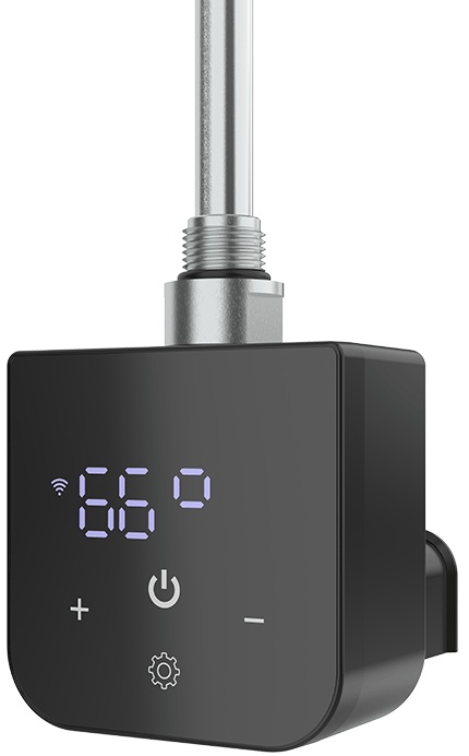 ТЕН для рушникосушки OnlyHeat Onyx Black Pro Wi-Fi 0.6 кВт (прихований монтаж)