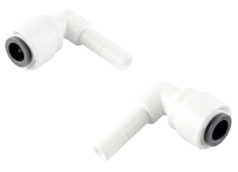 Фітинг кутовий Raifil 1814-A (стержень 1/4" - цанга 1/4")