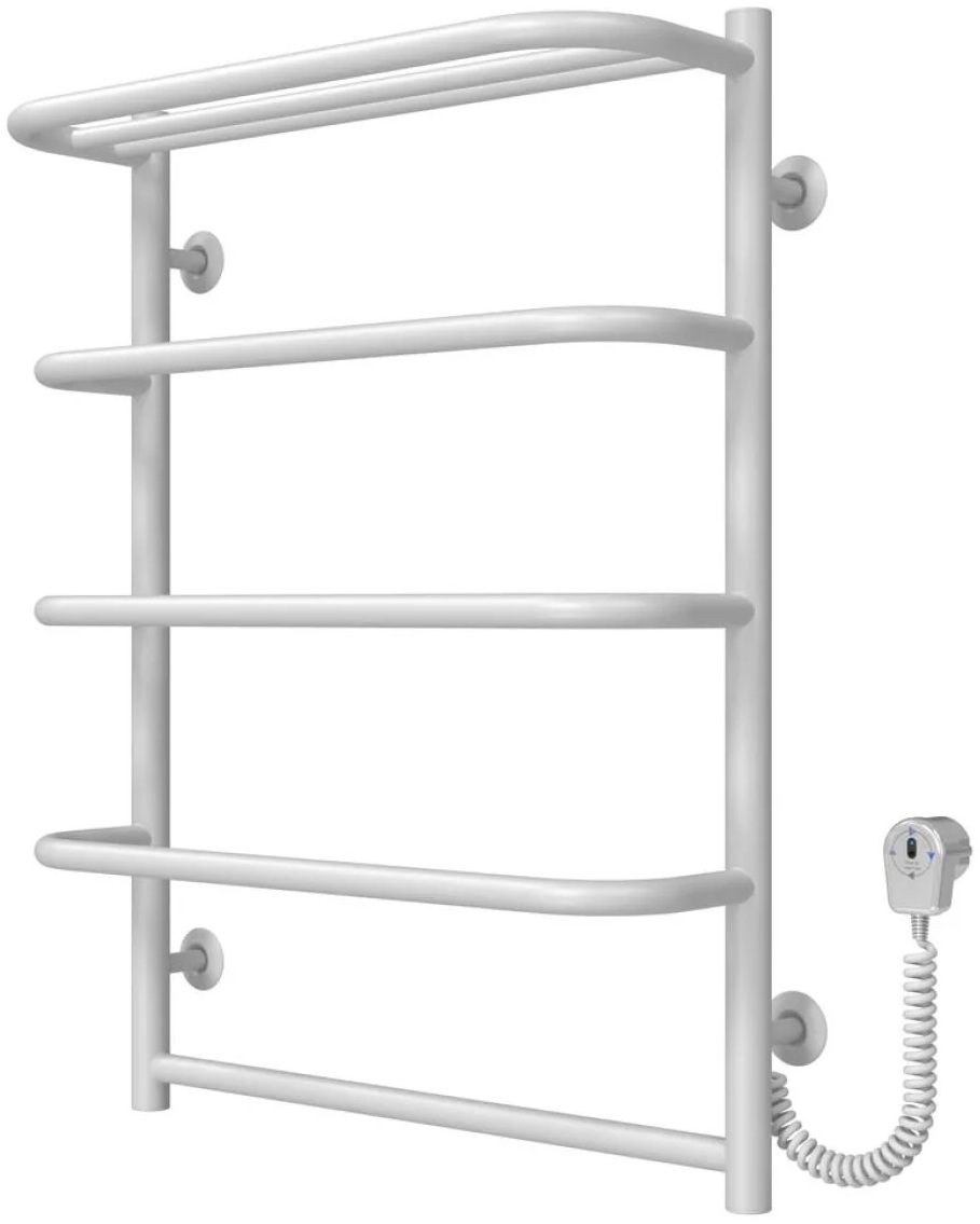 Рушникосушка Deffi Стандарт з полицею П5 500x700, біла, EF16, праве підключення (D.SP.70.50.5.E.W.L.5)