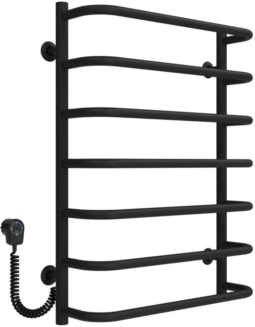 Рушникосушка Deffi Стандарт П7 500x700, чорна, EF16, ліве підключення (D.SS.70.50.7.E.B.L.5)