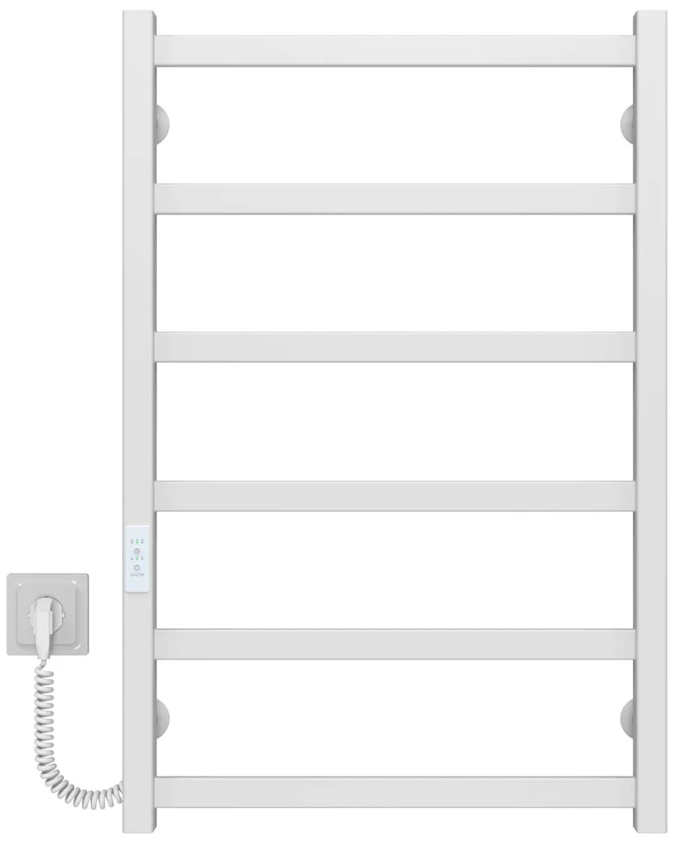 Рушникосушка Deffi Avast П6 500x800, біла, WD04, ліве підключення (B.AV.80.50.6.E.W.L.4)