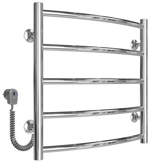 Рушникосушка Deffi Класік П5 500x500, хром, EF16, ліве підключення (C.DK.50.50.5.E.C.L.5)