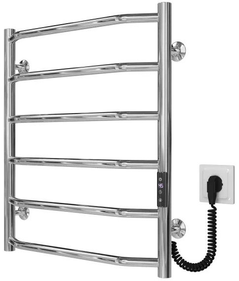 Рушникосушка Deffi Трапеція П6 500x600, хром, JD03, праве підключення (C.TR.60.50.6.E.C.R.1)