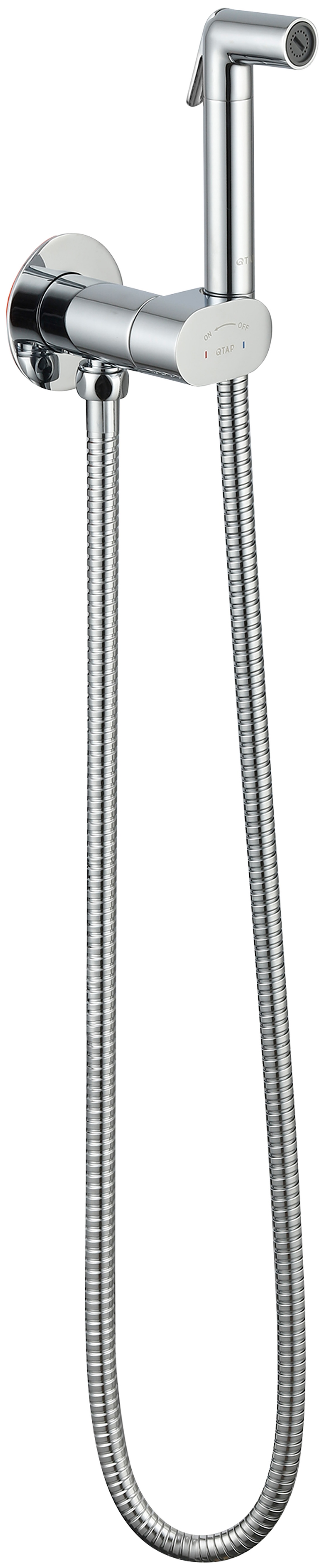 Набір для гігієнічного душу Q-Tap Inspai-Varius Chrome (QTINSVARCRMV00440601)