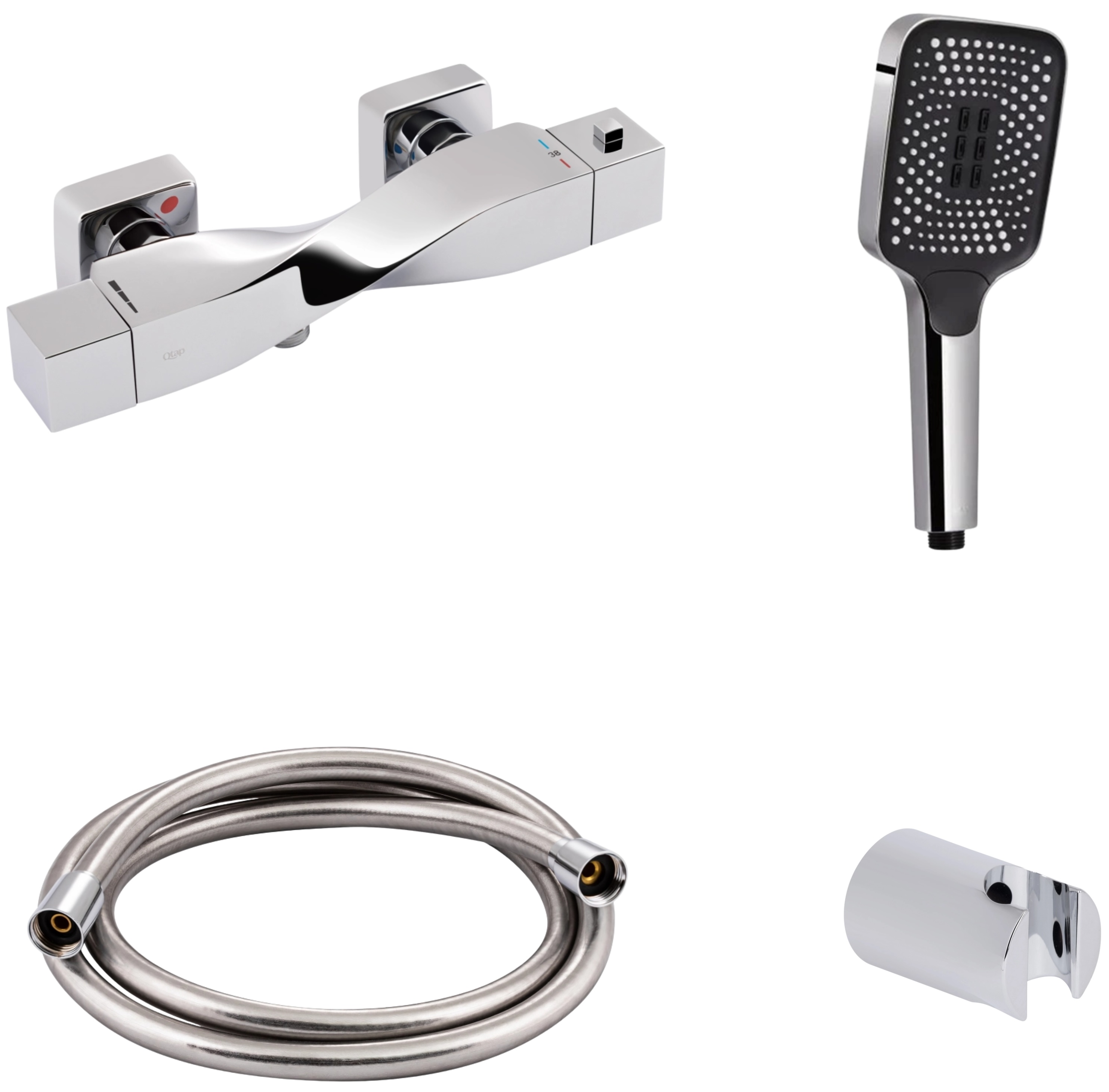 Змішувач для душу Q-Tap Zkrouceny (QTZKR40T105C50146)