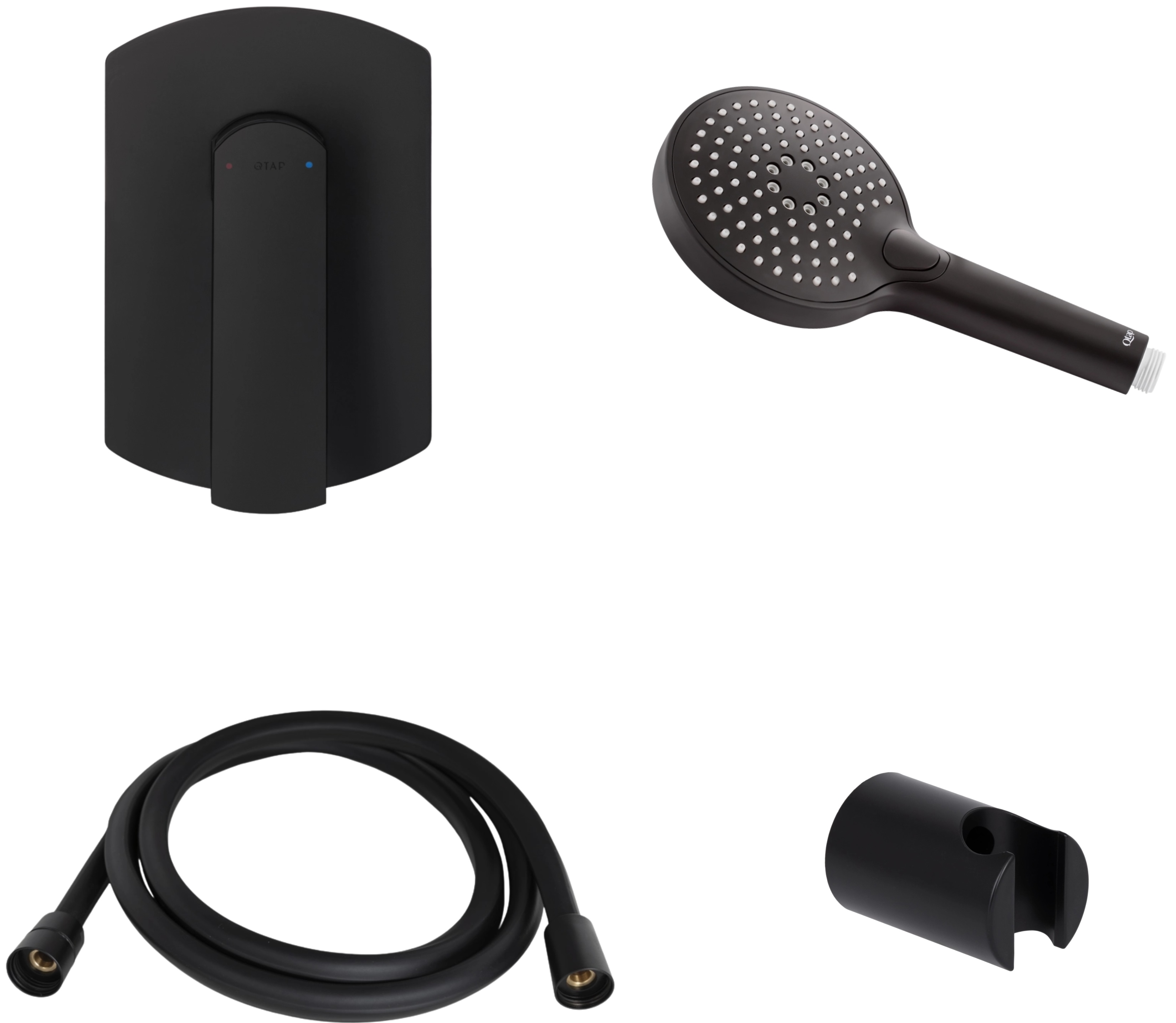 Змішувач для душу Q-Tap Slavonice (QTSLA267BLM4590350142)