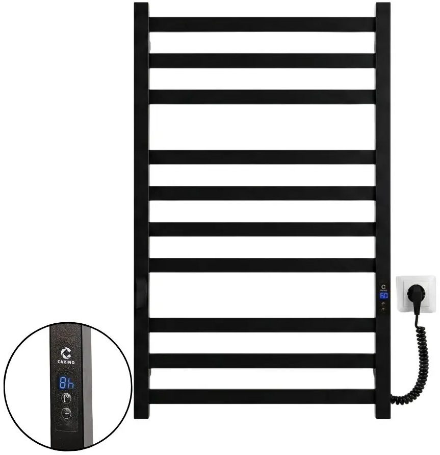 Рушникосушка Carino Ricardo 790x490 Black Matte (R7949DBM)