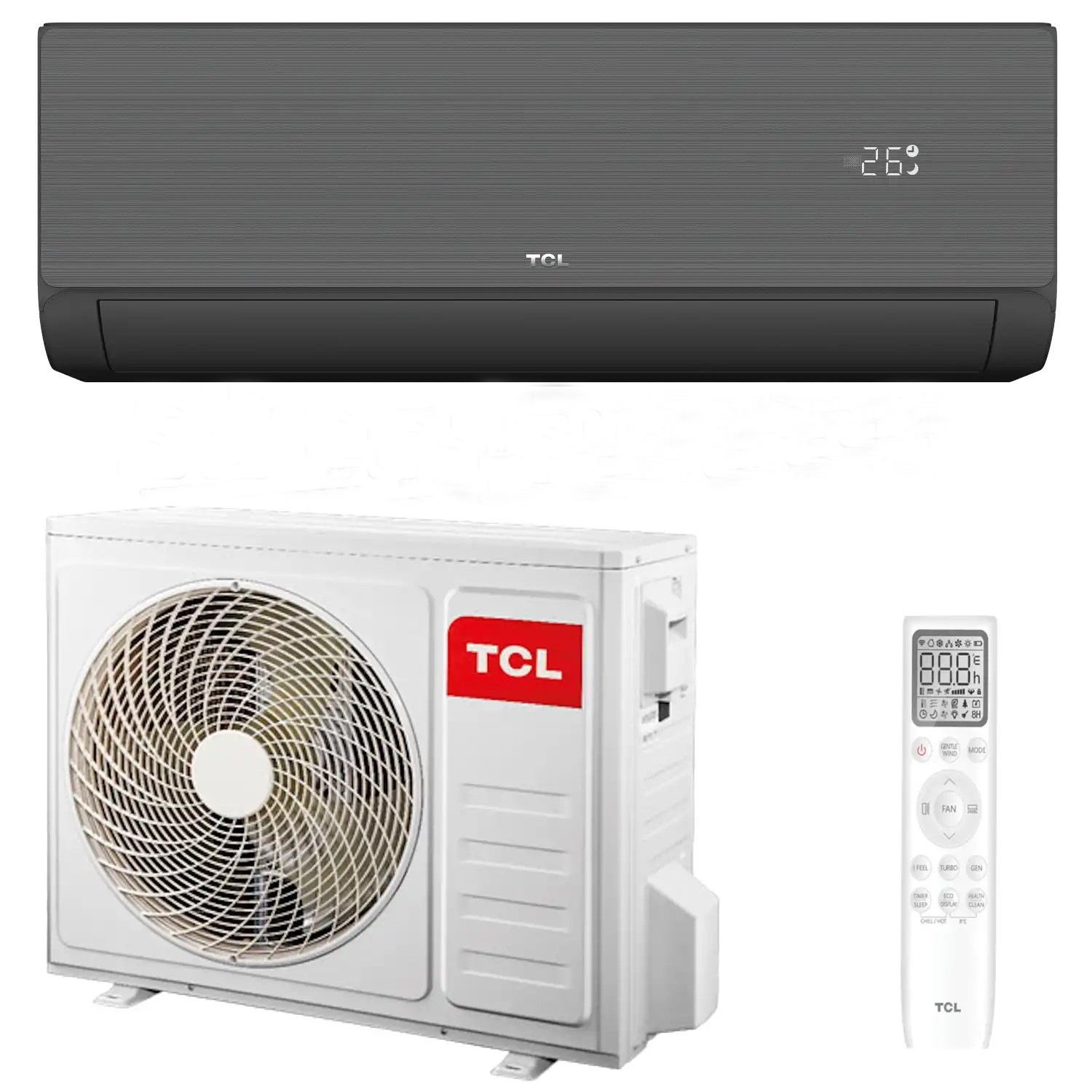 Кондиціонер спліт-система TCL SaveIN TAC-24CHSD/ZG41IHB Black HeatPump R32 WI-FI