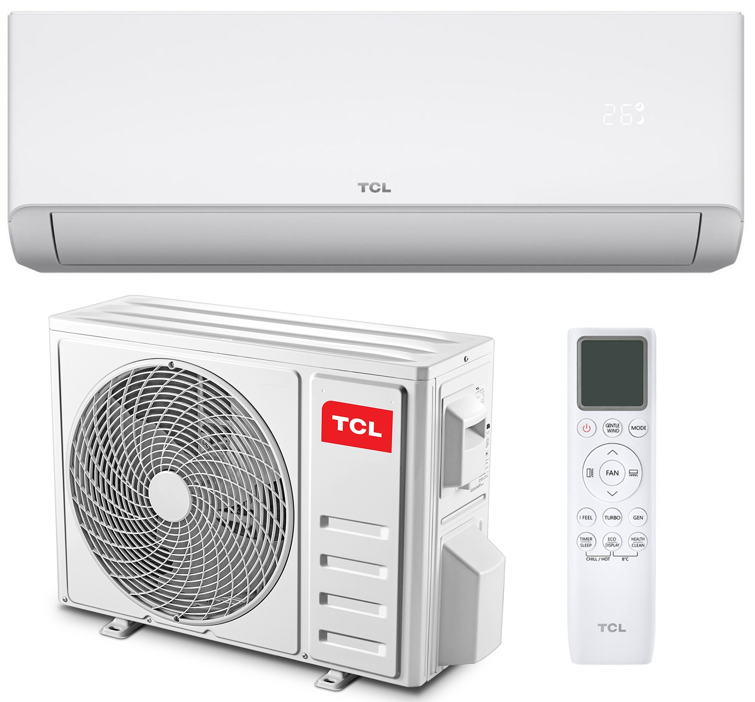 Кондиціонер спліт-система TCL SaveIN TAC-24CHSD/ZG11I AI Inverter R32 WI-FI
