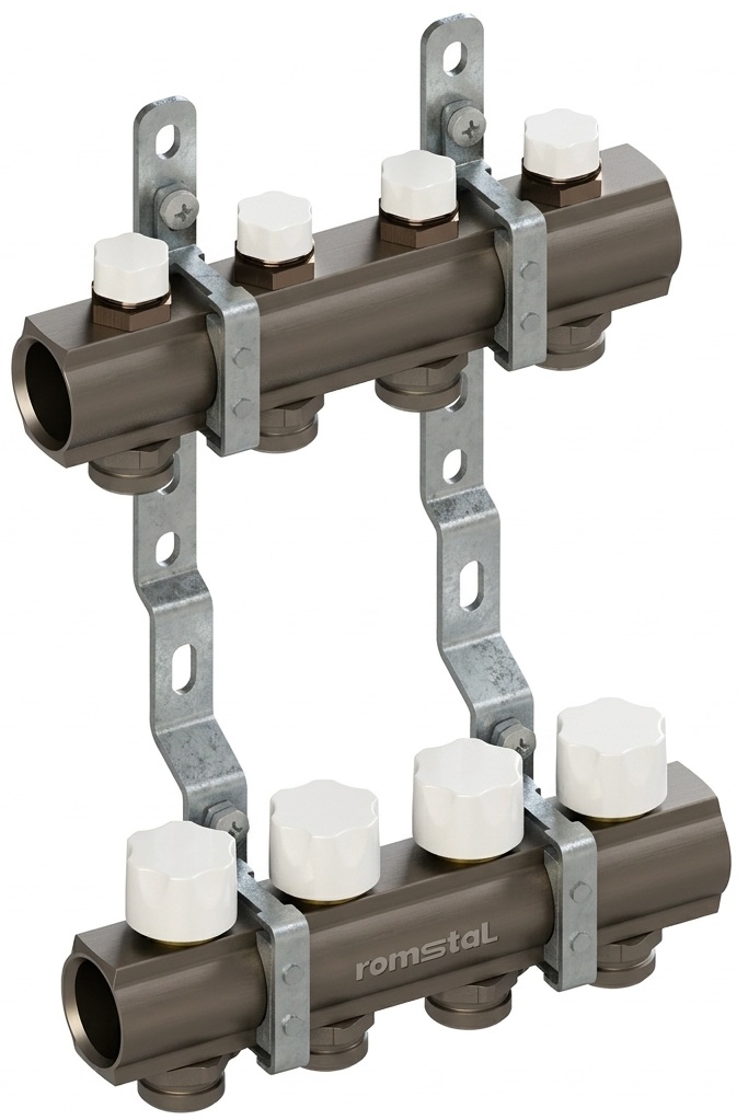 Колектор розподільчий Luxor CD 4100 4 контури G1"xG3/4" EK (17410004N)