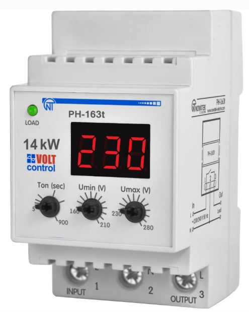 Реле напруги Новатэк Электро PH-163T (NTRN163T3)