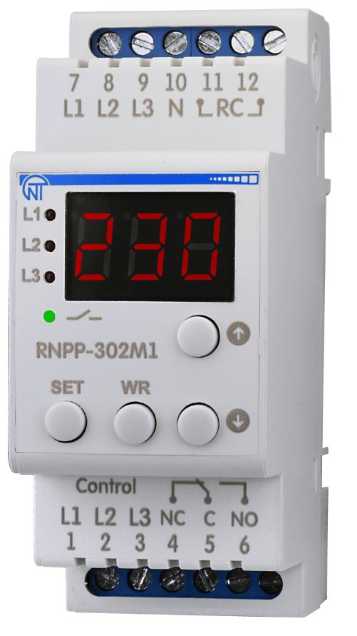 Реле напруги Новатэк Электро RNPP-302M1 (NTRNP302М)