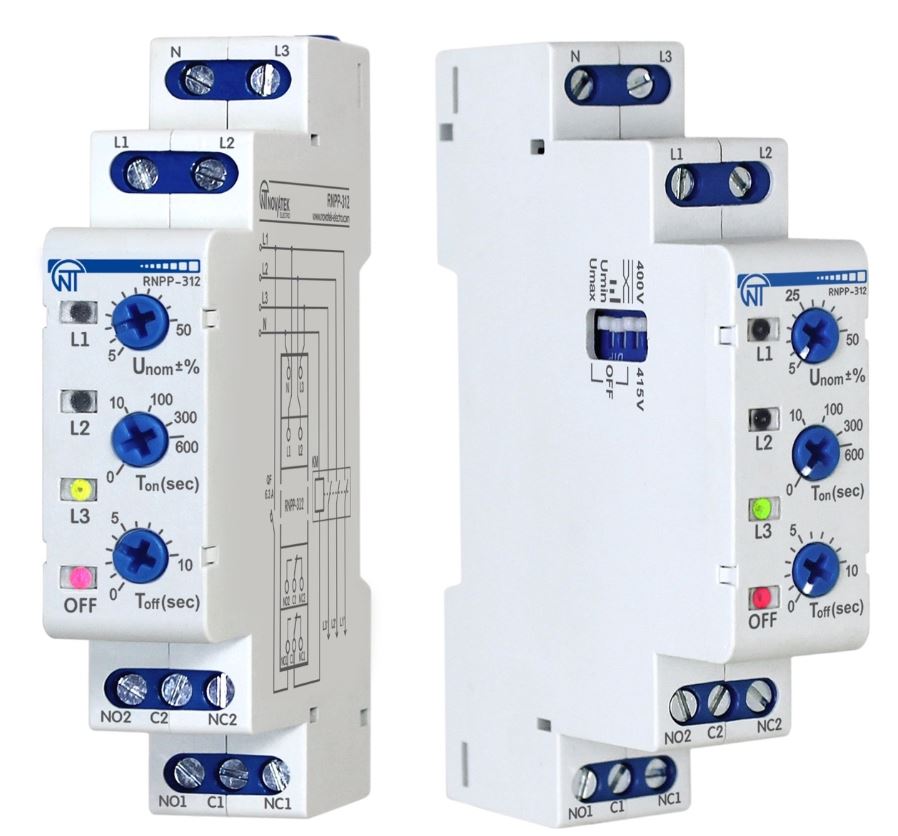 Реле напруги Новатэк Электро РНПП-312 (NTRNP3120)