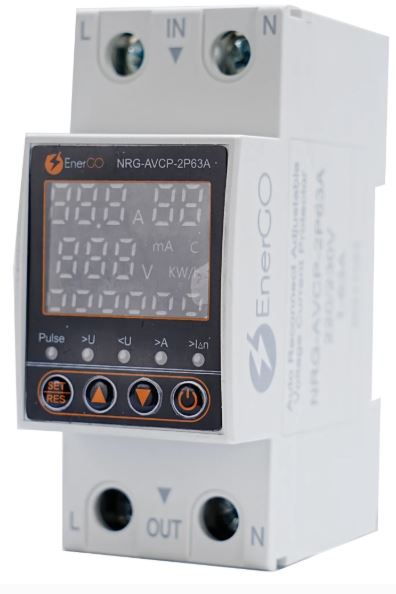 Реле напруги EnerGo NRG-AVCP-2P63A
