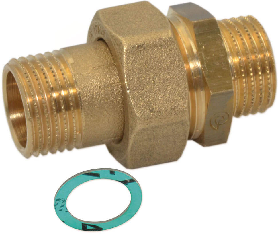 Збірка (прокладка) латунна пряма Comisa Ø1/2″ ЗЗ (7711105)