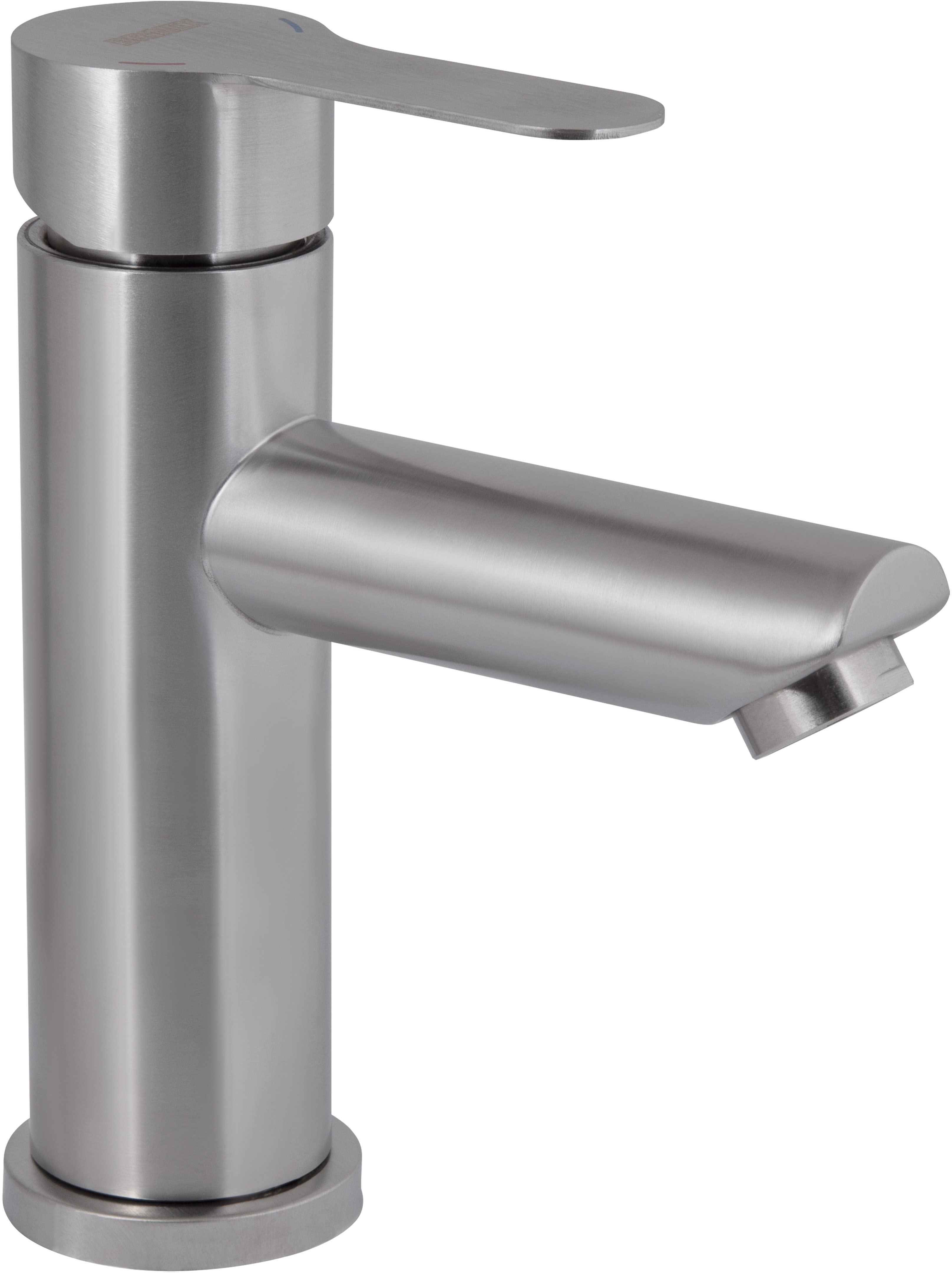 Змішувач для умивальника Brinex Pure 001F Nickel (BRIPUR001FNKL)