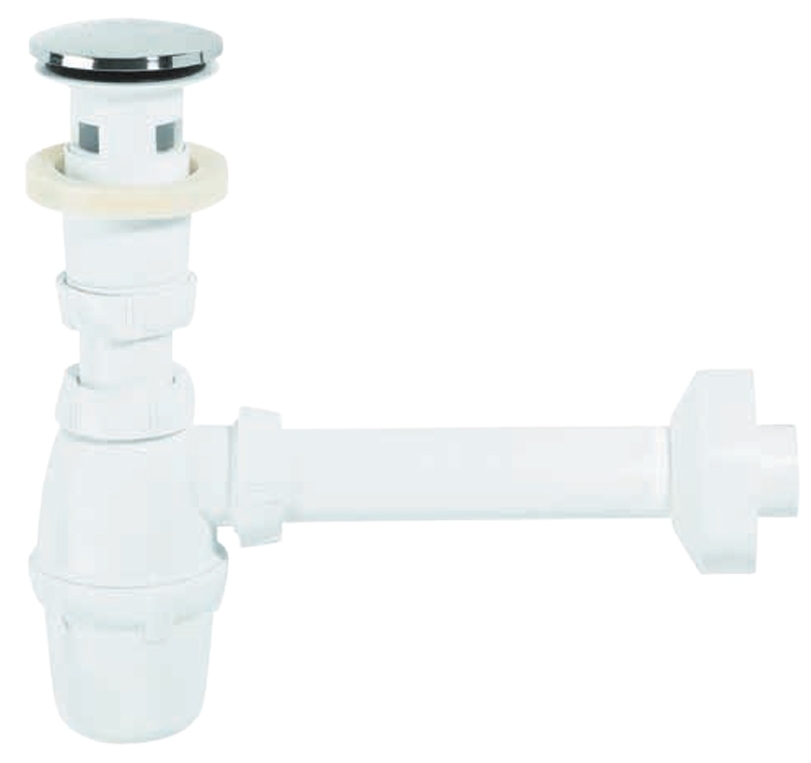 Сифон Wirquin 1 1/4"xØ32мм з донним клапаном Click-Clack (9541822)