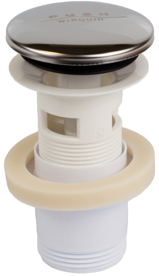 Донний клапан Wirquin Click-Clack з переливом 1¼" 76-93мм (9545800)