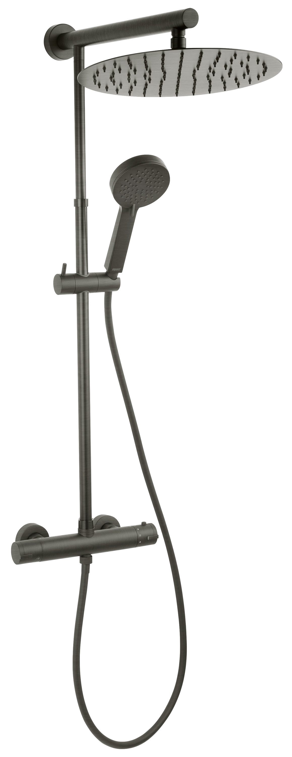 Душова система Ferro Trevi Gun Metal NP75-TRV7U-GM