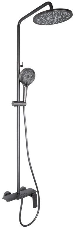 Душова система Q-Tap Slavonice QTSLA111GMB45905 Gunmetal Black PVD