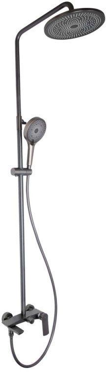 Душова система Q-Tap Slavonice QTSLA111GMB45910 Gunmetal Black PVD
