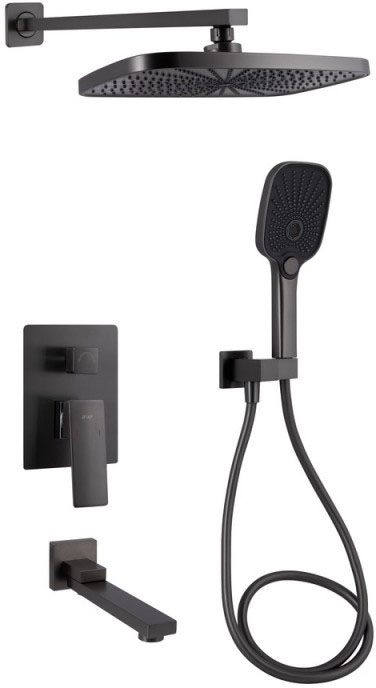 Душова система Q-Tap Gemini QTGEM114GMB45704 Gunmetal Black PVD