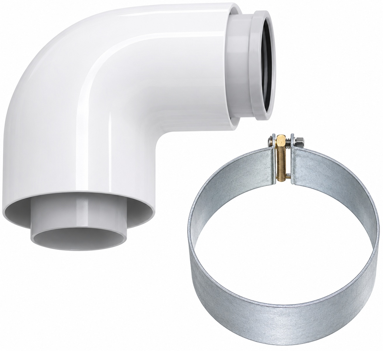 Коліно коаксіальне Protherm Ø60/100 мм, 90° (0020257009)